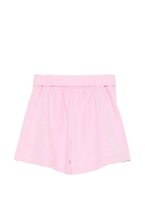Shorts con strass Lù-Lù BY MISS GRANT | LL4167ROSA